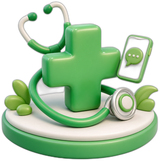 Ilustración del bot para Clínica