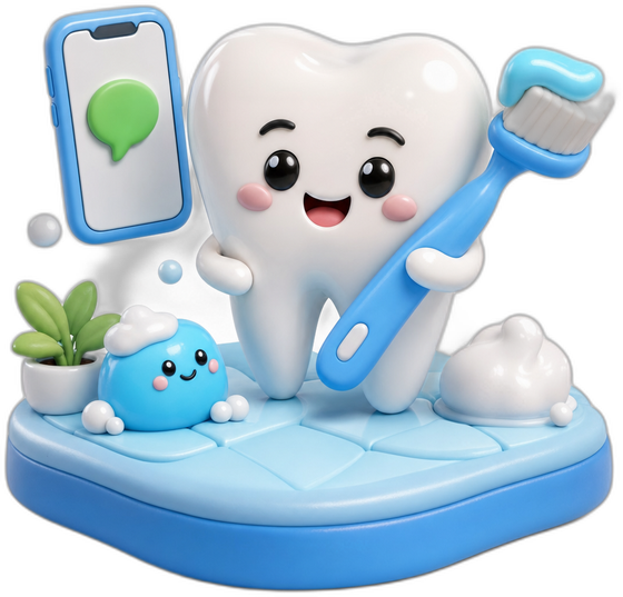Ilustración del bot para Dentista