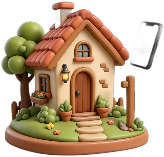 Ilustración del bot para Inmobiliaria